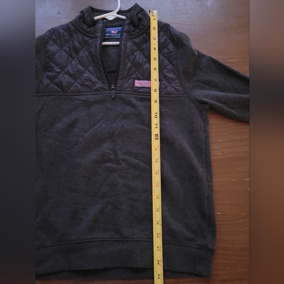 Vineyard Vines Martha's Vineyard Dark Gray Zip Sweatshirt Size Small Unisex - Picture 11 of 12